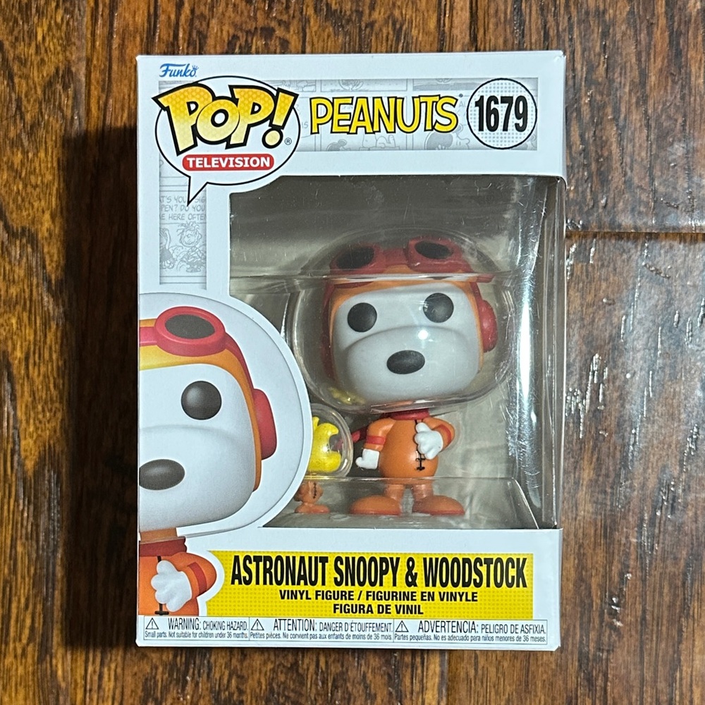 NWT Funko POP! Astronaut Snoopy & Woodstock Vinyl Figure